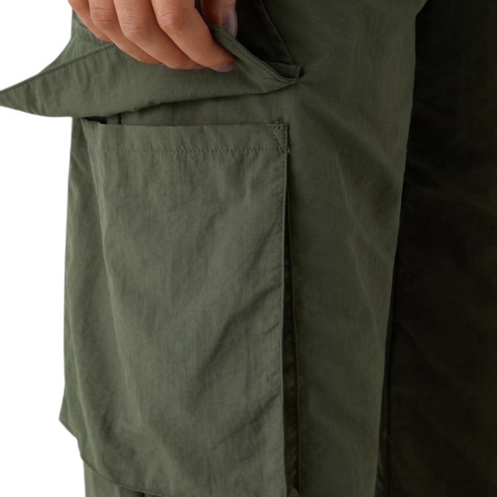 HALARA Mid Rise Button Zipper Side Pocket Wide Leg Casual Cargo Pants XL X-LARGE - Picture 6 of 11